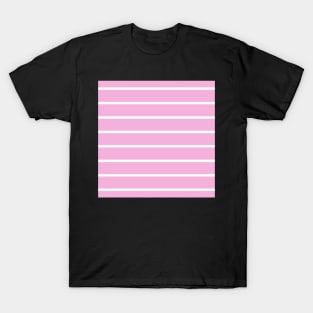 Narrow pink and white stripes 4 T-Shirt